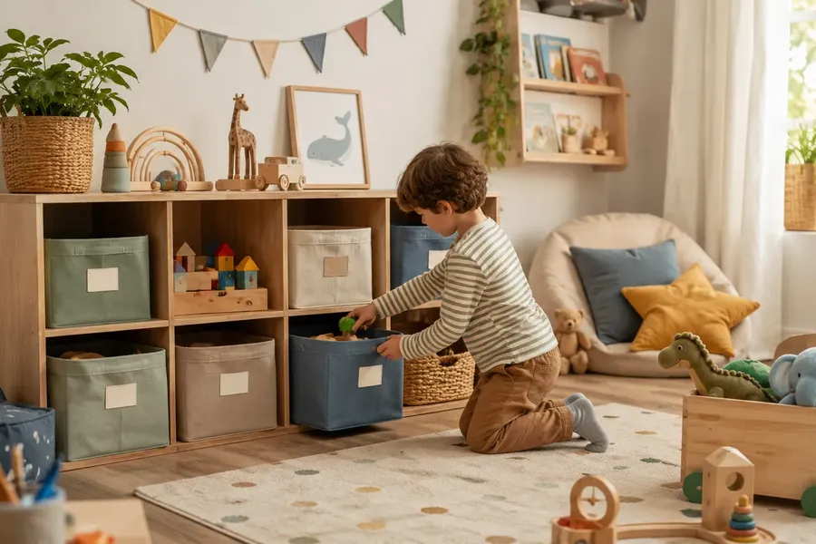 Spielzeug-Aufbewahrung: Ordnung im Kinderzimmer